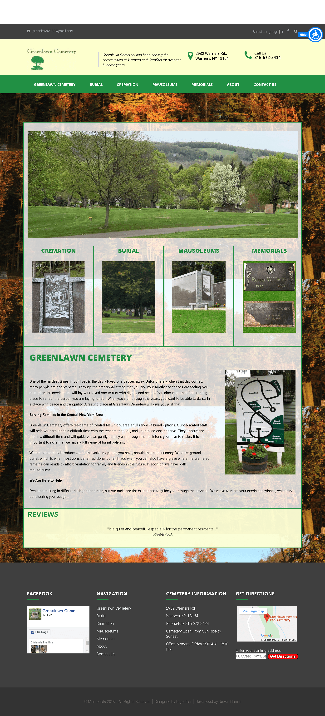 Greenlawn Cemetery Warners NY